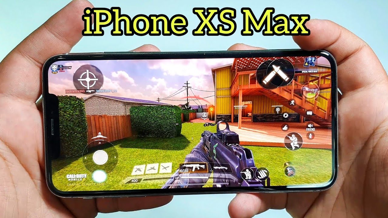 iPhone XS Max | Call Of Duty Mobile Test Game | Low + Max graphics