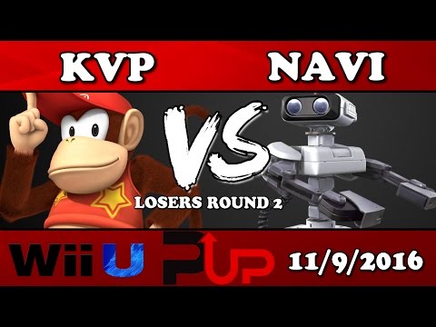 Kvp (Diddy Kong) vs. PowerUp | Navi (Rob) - Wii U Losers Round 2 - SOS