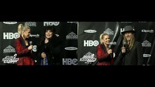 Ann Wilson and Jerry Cantrell Interview on the Rock & Roll Hall of Fame Red Carpet