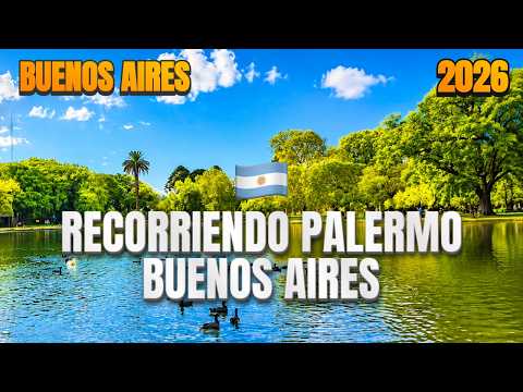 🌳 RECORRIENDO el PARQUE MÁS FAMOSO de BUENOS AIRES - LAGO DE REGATAS Y BOSQUES DE PALERMO. 🦆