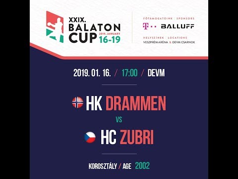 XXIX. BALATON CUP 18:00  HK DRAMMEN 2002 - HC ZUBRI 2002