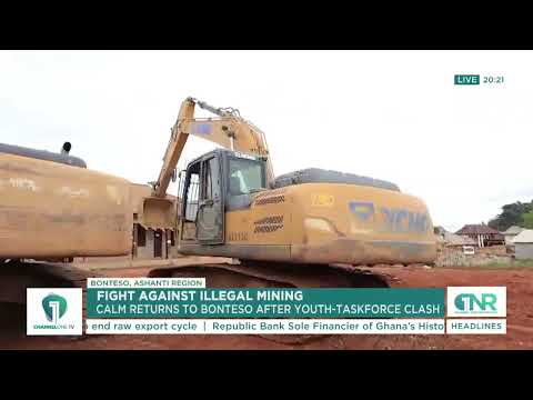 Calm Restored in Bonteso After Violent Youth–Taskforce Clash Over Galamsey