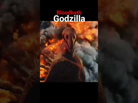 Bloodbath Godzilla in Live action 💀 #SHORTS#bloodbath #Godzilla