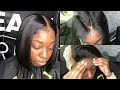 FLAWLESS Lace closure sew in | How to sew in tracks | HAIRBYERICKAJ.COM