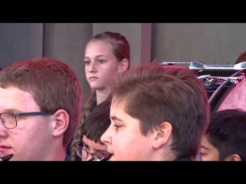 Norco Intermediate School Advanced Concert Band at Disney California Adventure Feb 16 2018