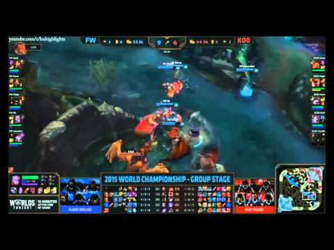 FW vs KOO Highlights | Leage of legends World Championship 2015 | FLASH WOLVES vs KOO TIGERS