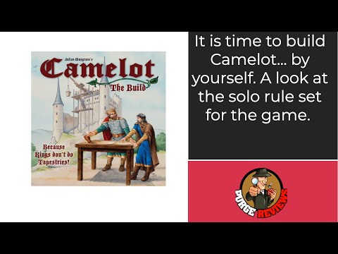 The Purge: # 2632 Camelot: The Build: Who needs help? I'm building this Camelot by myself....a look at the solo rules