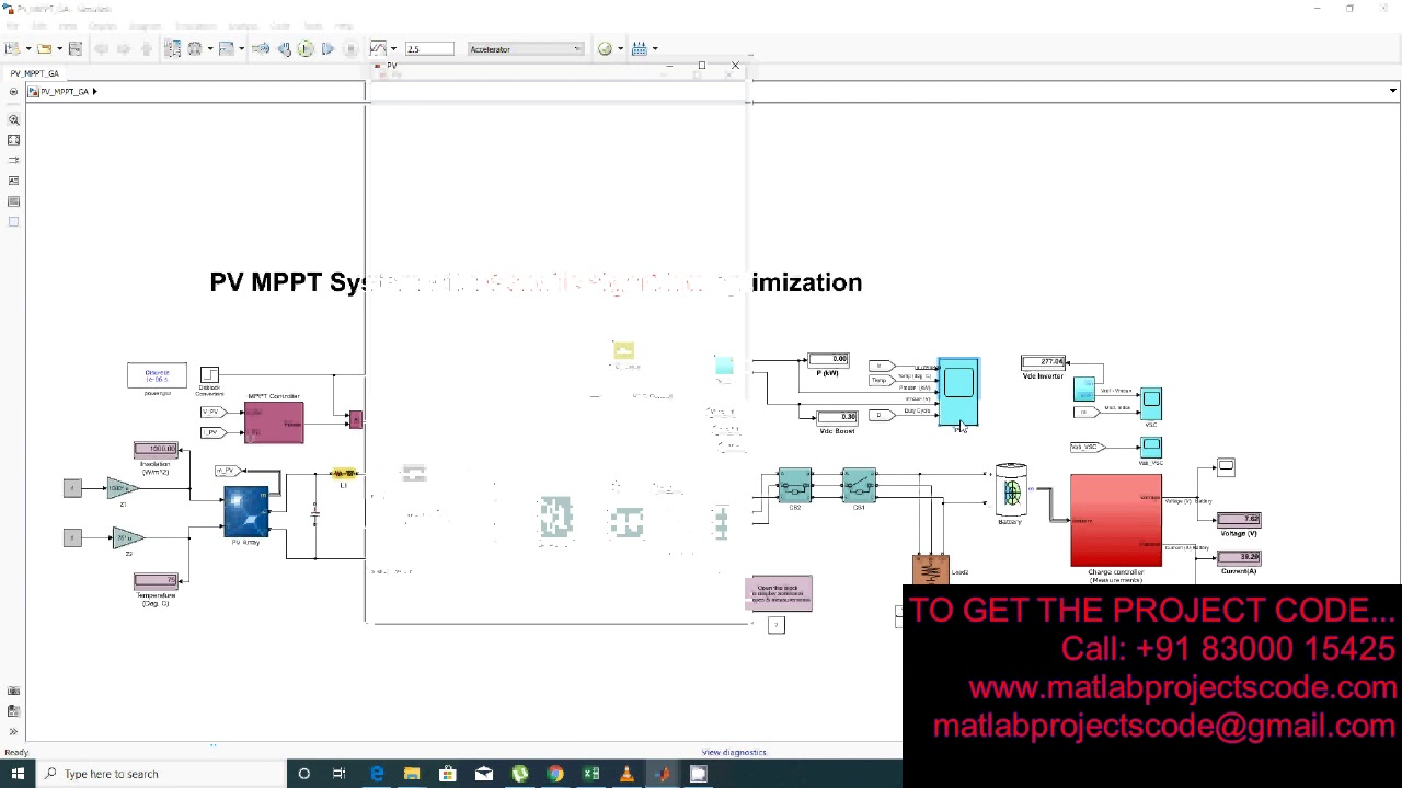 PV MPPT System with Genetic algorithm optimization
