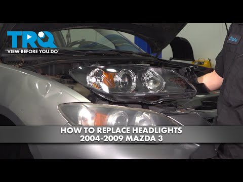 How to Replace Headlights 2004-2009 Mazda 3