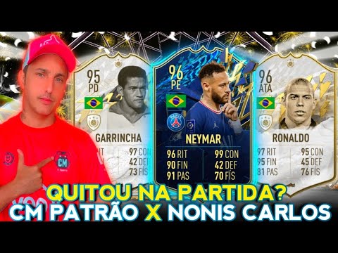 CM CAIO vs NONIS CARLOS - FUT CHAMPIONS - STREAMER X PRÓ || FIFA 22