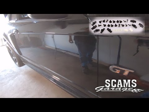 1999 to 2004 Mustang Rocker Panel Molding - Removal and Installation