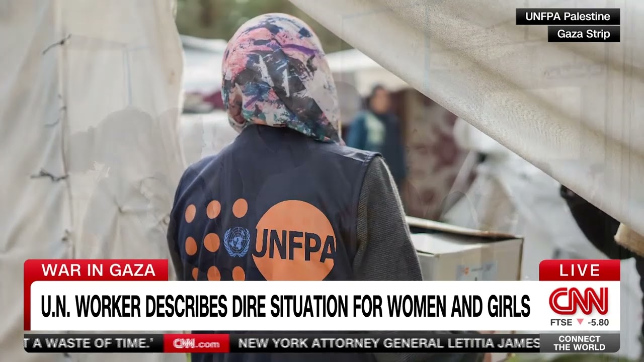CNN Interview with Amany Haniya on the daily, relentless struggles facing women and girls in Gaza