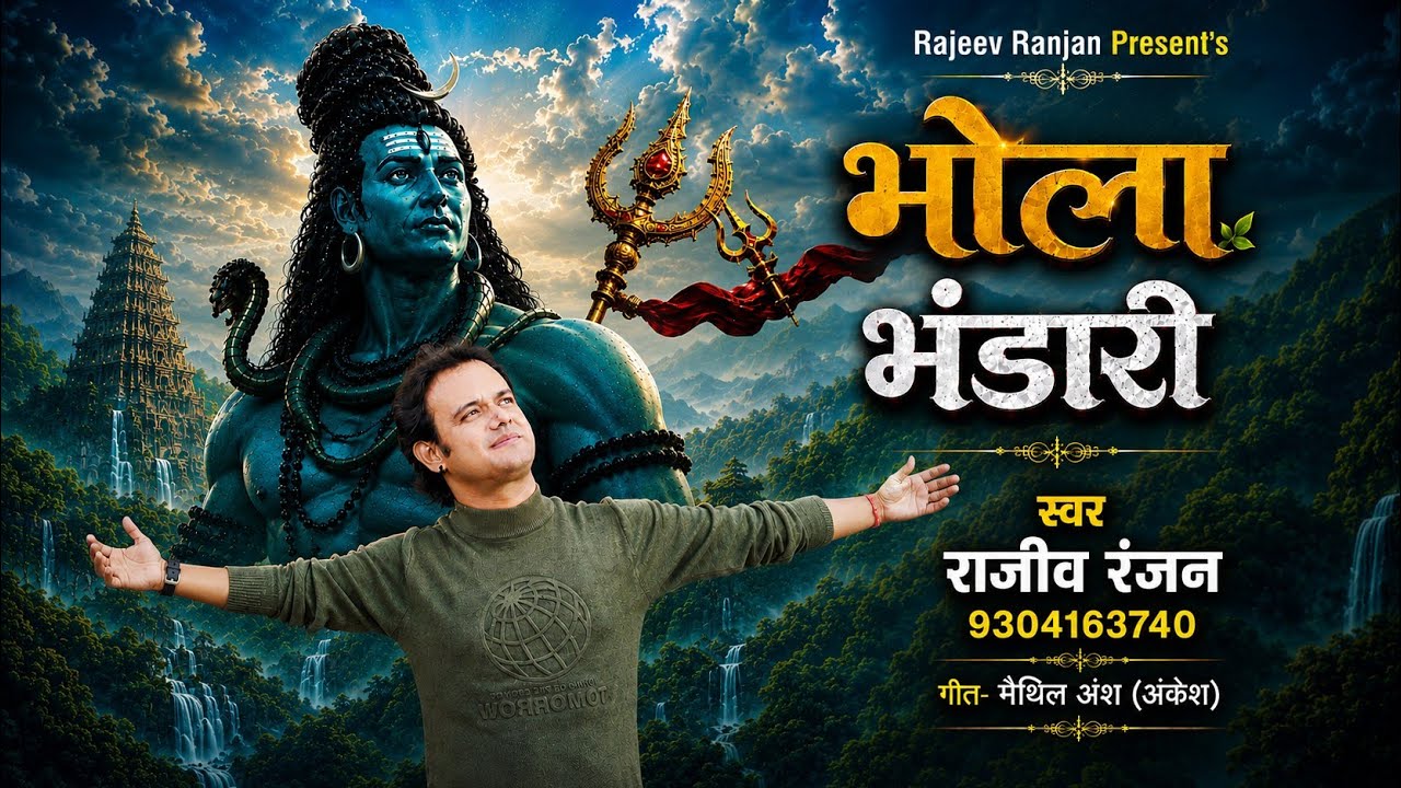 #shivbhajan  भोला भंडारी | Bhola Bhandari | Rajeev Ranjan #maithili Nachari | श्रावण स्पेशल #newsong