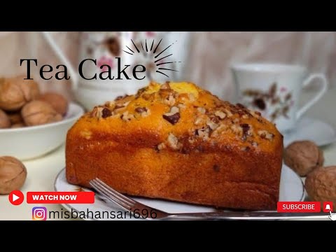 Tea cake recipe with or without oven by Misbah's Bakistry.☕🍽