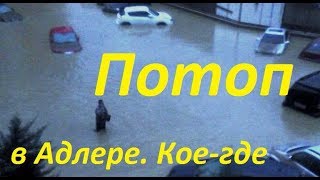 Ливень ударил по Сочи, кому-то не повезло