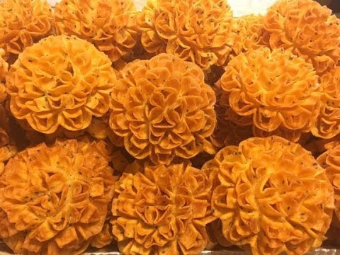 How to make flower cookie ( Ua qhob noom paj noj)