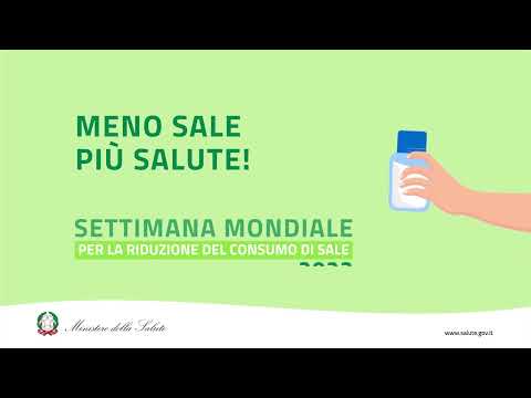 Meno sale pi salute