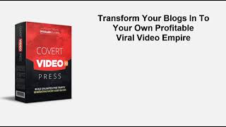 covert video press (create your own video website)    link in the description