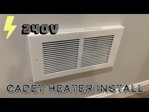 Installing the Cadet RMC202W Electric Wall Heater