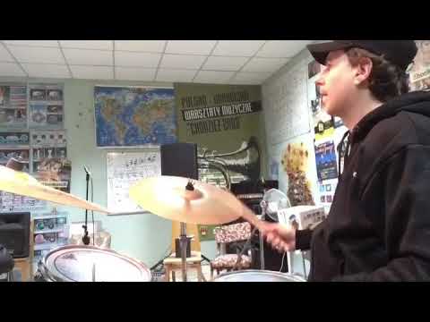 Igor Hnydyn in Lviv Jazz school Practicing