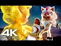 SONIC 3 Super Sonic Vs Super Shadow Fight Scene 2024 Sonic The Hedgehog 3 Movie Clip 4K UHD