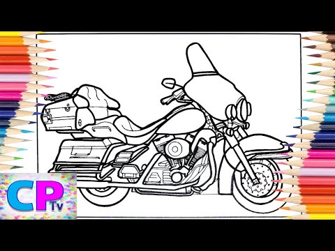 Harley-Davidson Electra Glide Coloring Pages/Elektronomia - Sky High [NCS Release]