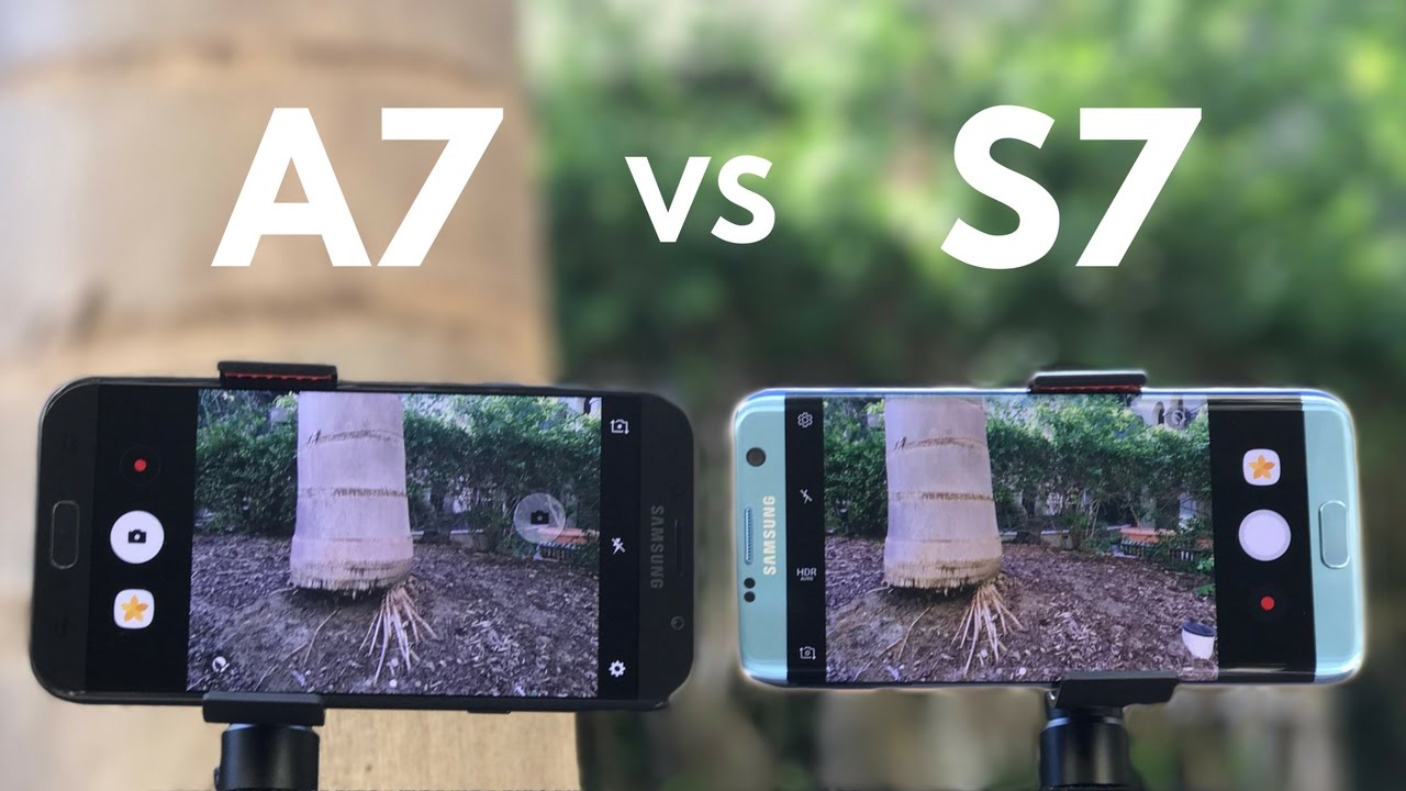 Samsung Galaxy A7 (2017) vs Galaxy S7 Edge Camera Comparison