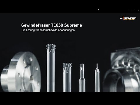 GEWINDEFRÄSER TC630 SUPREME - Die Lösung für anspruchsvolle Anwendungen.