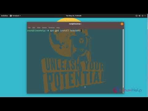 How TO Install Brackets Code Editor On Popos | LinuxHelp Tutorials