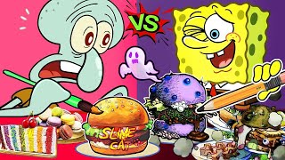 Download lagu GOOD FOOD VS BAD FOOD CHALLENGE ! ✏️ | SPONGEBOB MUKBANG | MUKBANG ANIMATION | SLIME CAT mp3