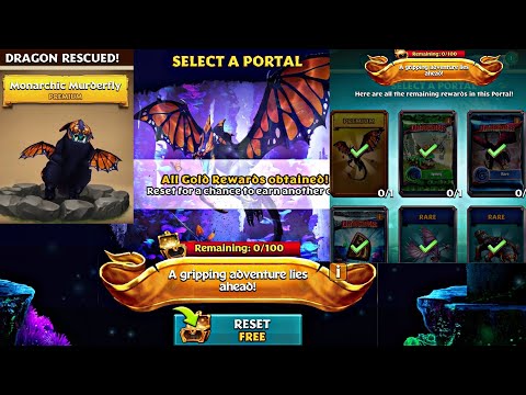 COMPLETING "MONARCHIC MURDERFLY" PORTAL ASCENSION CHAMBER & GETTING ALL THE REWARDS! - Rise of Berk