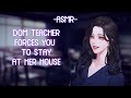 ASMR ROLEPLAY Dom Teacher Keeps You At Her House Binaural Check Description