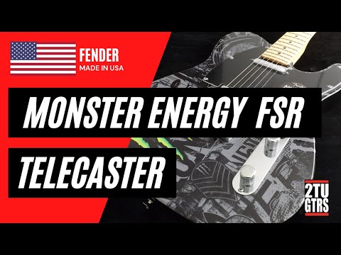 Rare 2013 Fender American Standard Telecaster Limited Monster Energy Edition image 14