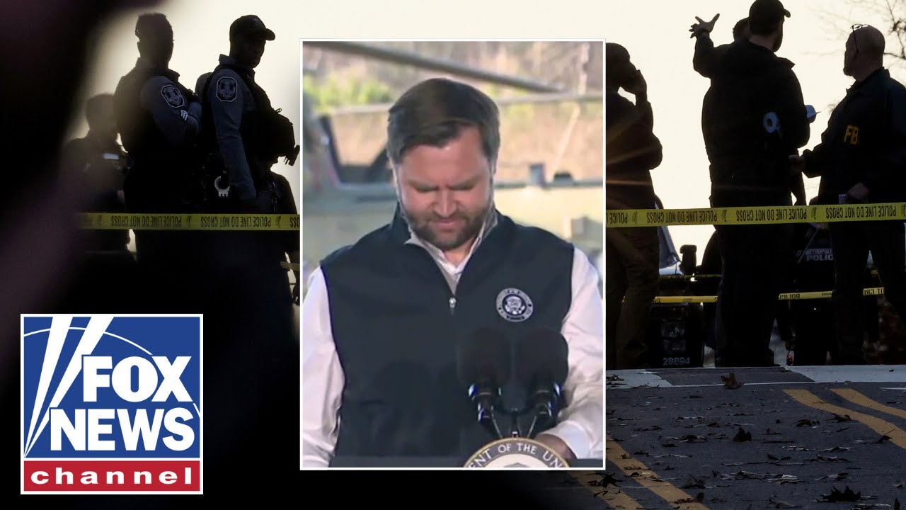 Vance prays with soldiers after National Guard troops shot near the White House