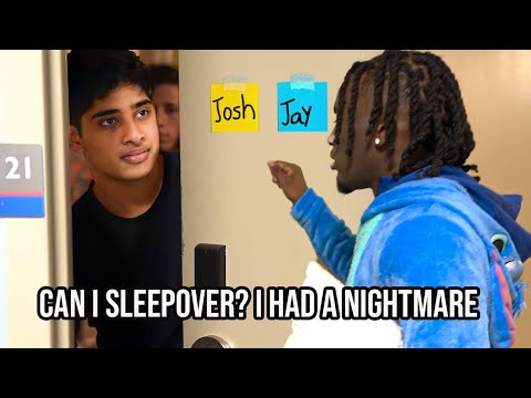 Asking Random College Students If I Could Sleepover