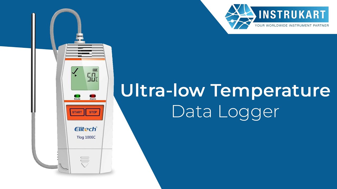 Elitech Tlog | 100EC Ultra-low | Temperature Recorder| Instrukart