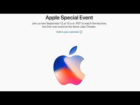 Live :  APPLE EVENT | APPLE IPHONE 8 LAUNCH EVENT | September 12, 2017