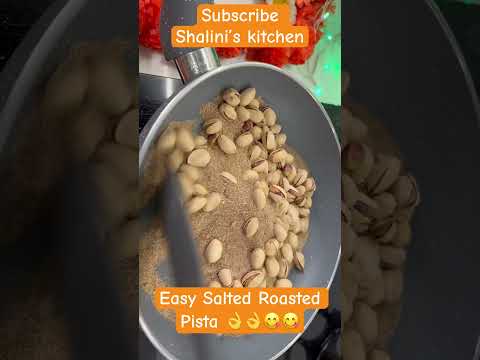 Salted Roasted Pista 👌👌👌#zero oil👆 #healthy #dryfruits #roast#pista #tasty #shalini ‘s kitchen