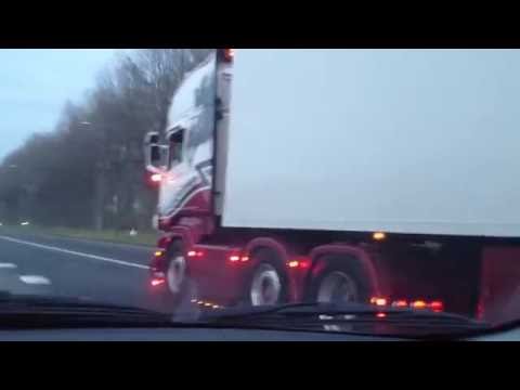 Sarantos Petropoulos Scania R999 V8 in Holland