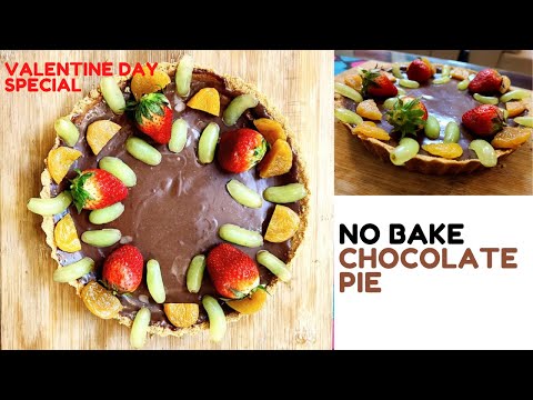 Chocolate Pie | No Bake Chocolate Pie | Valentine Day Special | Neetu's Kitchen Stories