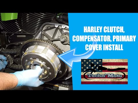 Harley Davidson Compensator, Clutch Pack & Primary Cover Install- Part 9 of 10 | Techn' Moto