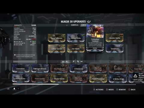 Warframe: My 8 Forma Nukor build