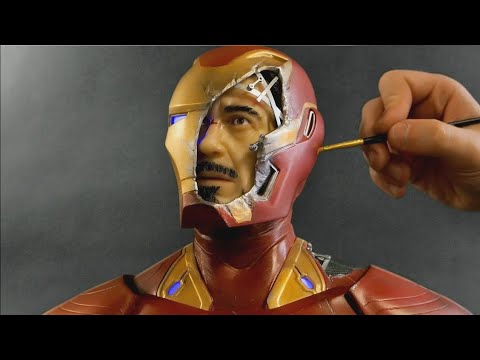 📹 Iron Man Sculpture Timelapse - Avengers: Infinity War/Endgame →LEADER_DEVOLOPER →