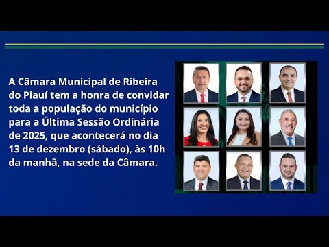 sessão ordinaria 2025 a ultima do ano