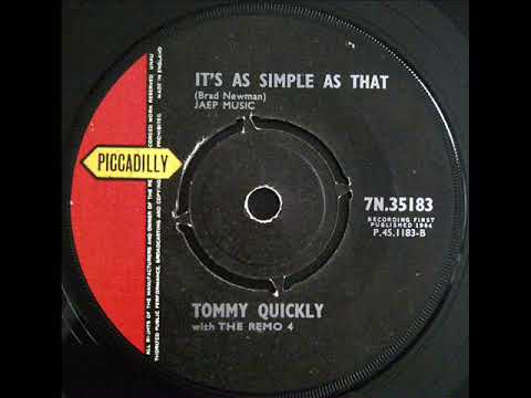 TOMMY QUICKLY & THE REMO 4   IT´S AS SIMPLE AS THAT   PICCADILLY 35183
