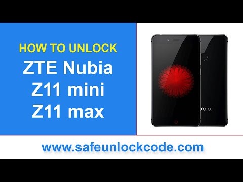 How unlock ZTE Nubia Z11 Mini / Z11 Max by codes - Safeunlockcode.com