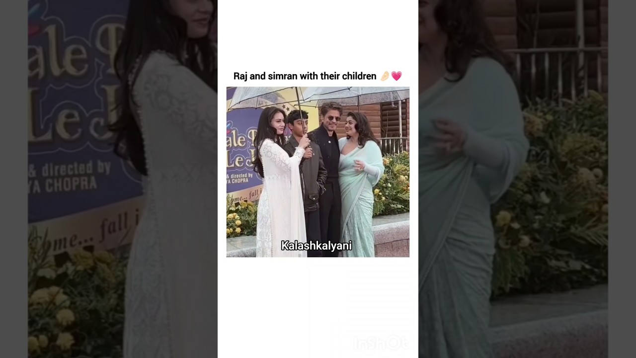 Raj and simran with their children🤌🏻💗#kalashkalyani #bollywood #edit #shorts #viralvideo #love #song
