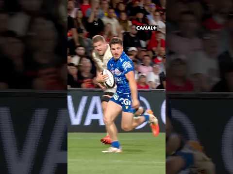 Le superbe essai en solo de Baptiste Jauneau face à Toulouse 💥 #rugby
