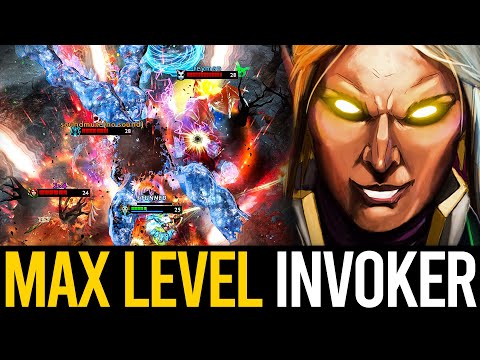 EPIC 1 HOUR GAME!! MAX LEVEL 30 INVOKER 93K DAMAGE DEALT | Dota 2 Invoker