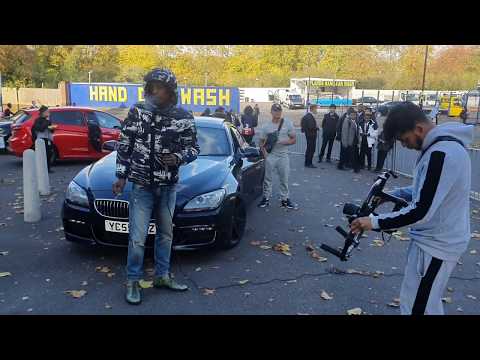 Birmingham Grime artis on the streets